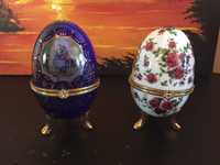 Conjunto de 2 ovos - imitação Fabergé