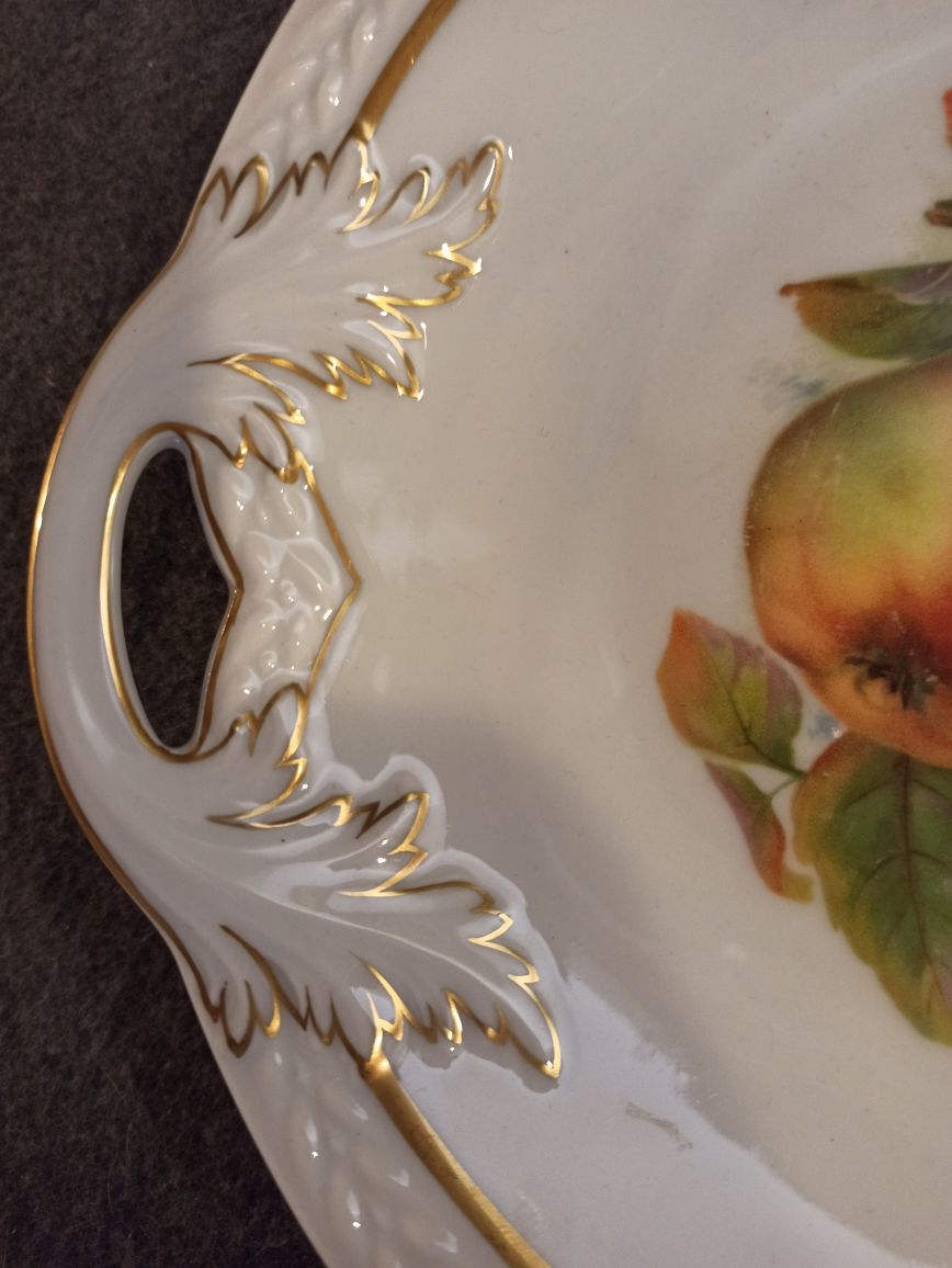 Carl Tielsch CT ALTWASSER Patera Porcelana Śląska Piękna