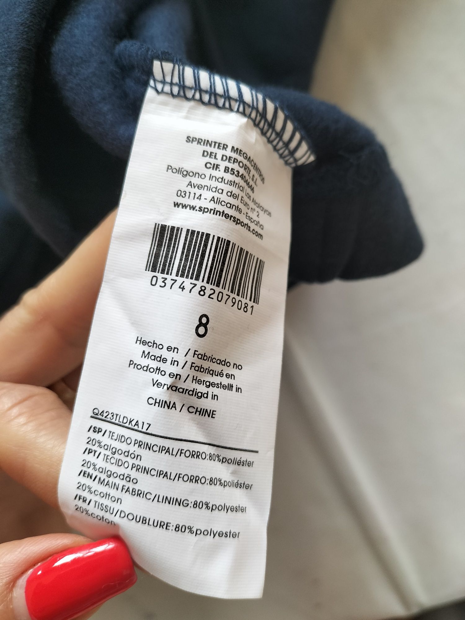 Sweatshirt azul escuro Disney