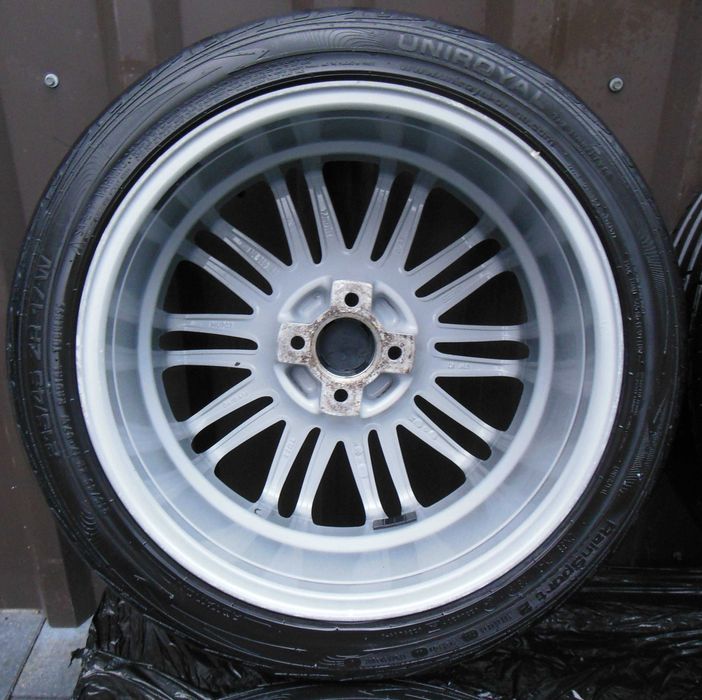 Prawdziwy rarytas alu 17 cali 4 x 100 UNIKATOWE  niemieckie RIAL opony
