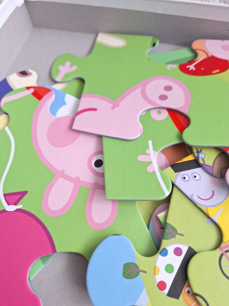 Puzzle Świnka Peppa Trefl, maxi 15 elementów