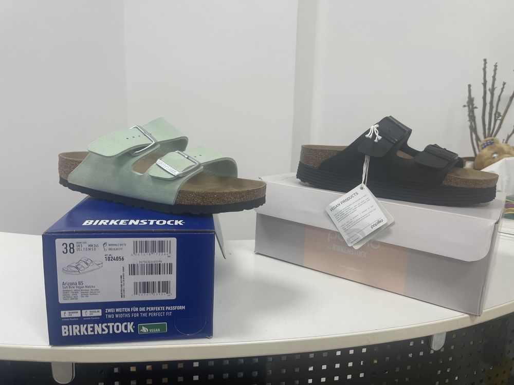 Birkenstock Arizona Matcha Шльопанці Биркеншток 38 р