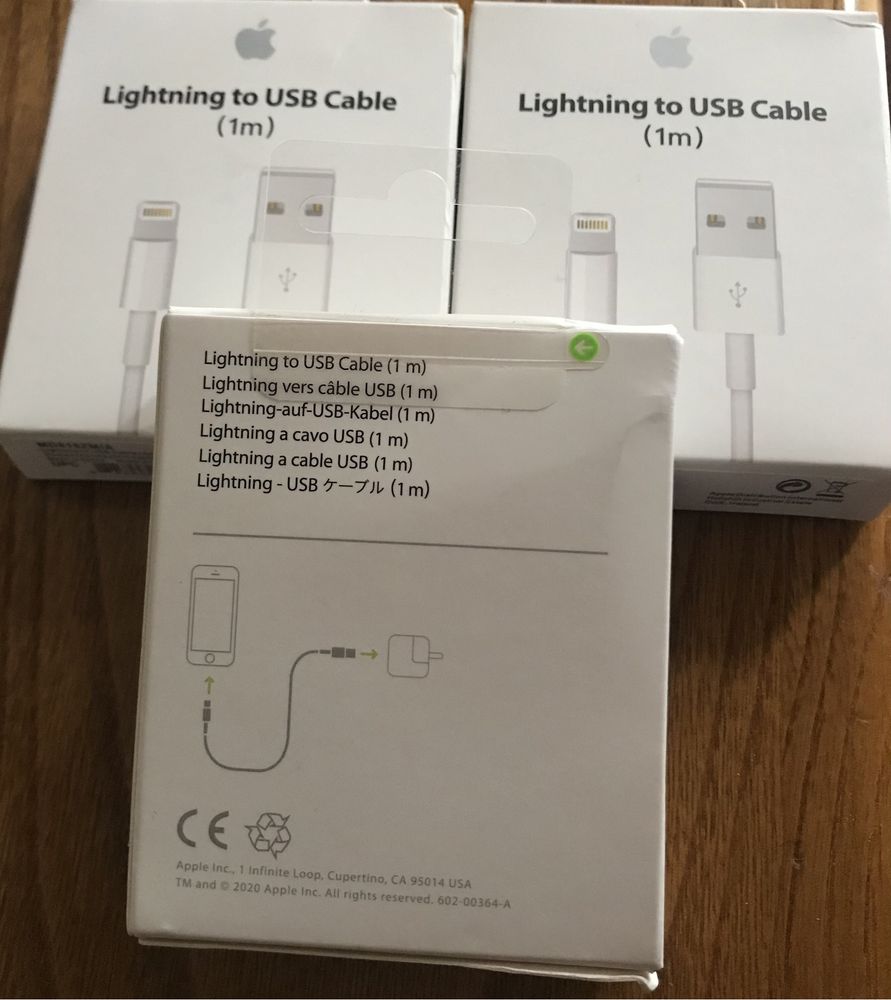 Cabo Lightning Apple Originais Novos em caixa lacrados