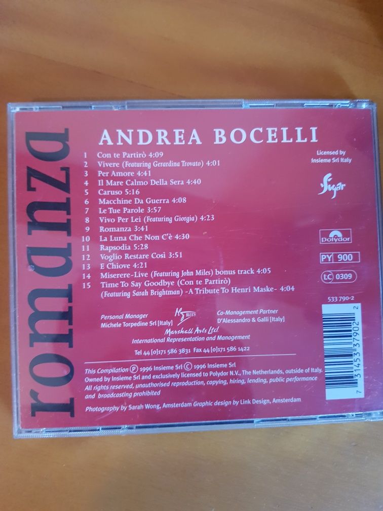 Cd Andrea Bocelli