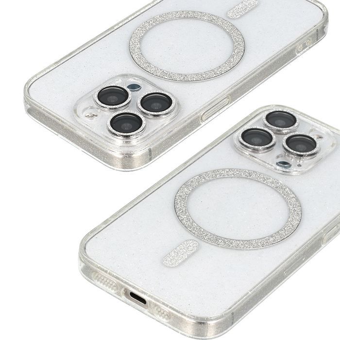 Glitter Magsafe Case Do Iphone 13 Przezroczysty