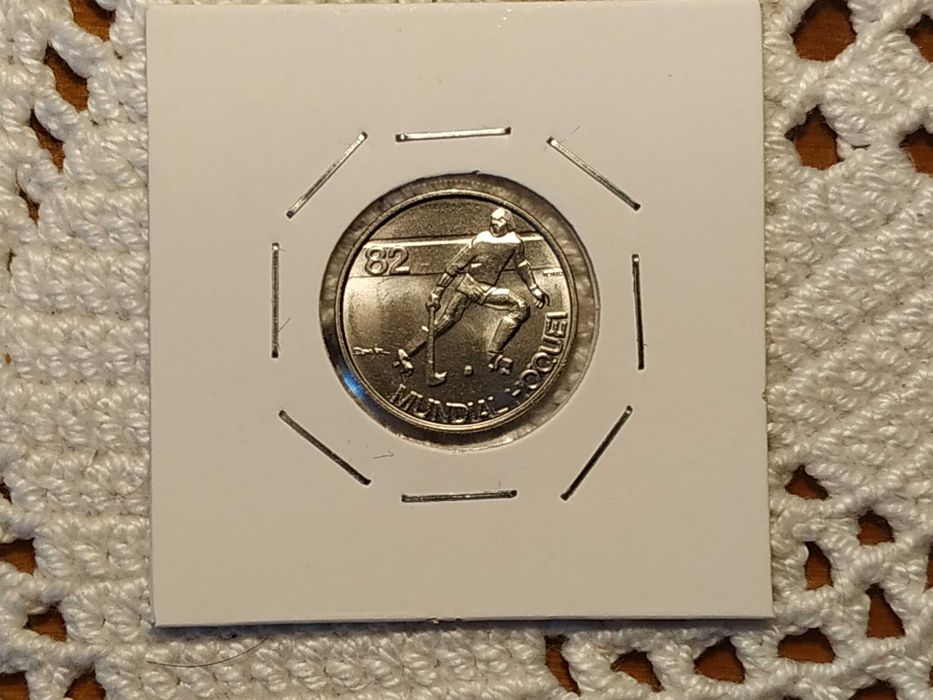 Portugal - moeda de 2,5 escudos de 1982 Mundial de Hóquei