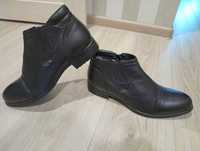 Зимние мужские кожаные ботинки Tezoro