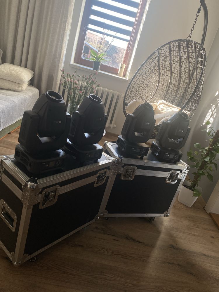 Showtec phantom 65 case 4szt ruchome głowy