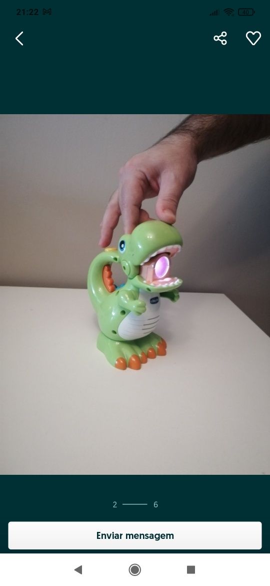 Brinquedo Dinossauro Chicco