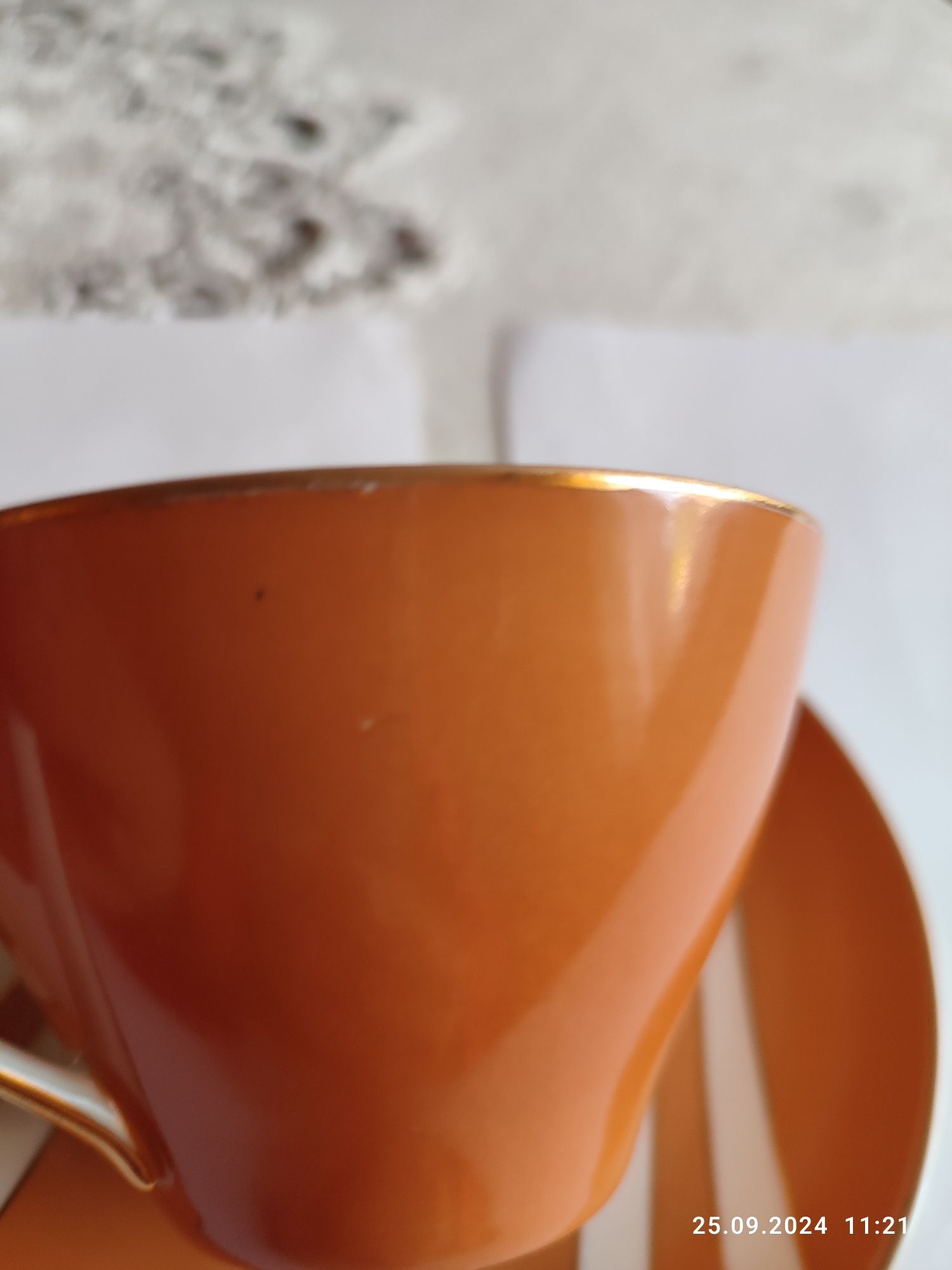 Porcelana Ćmielów zestaw kawowy 6 szt.