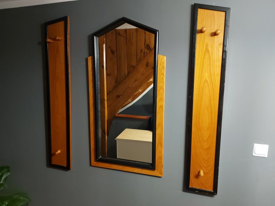 Lustro wieszak zestaw komplet