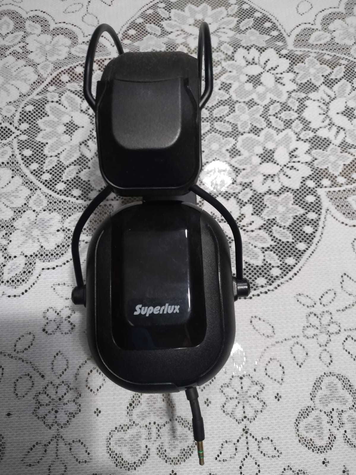 Headphones Superlux HD665 para baterista + acessórios + fatura