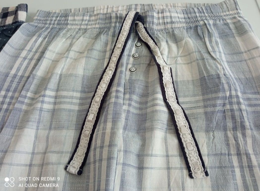 Calça de pijama, em algodão - tamanho S