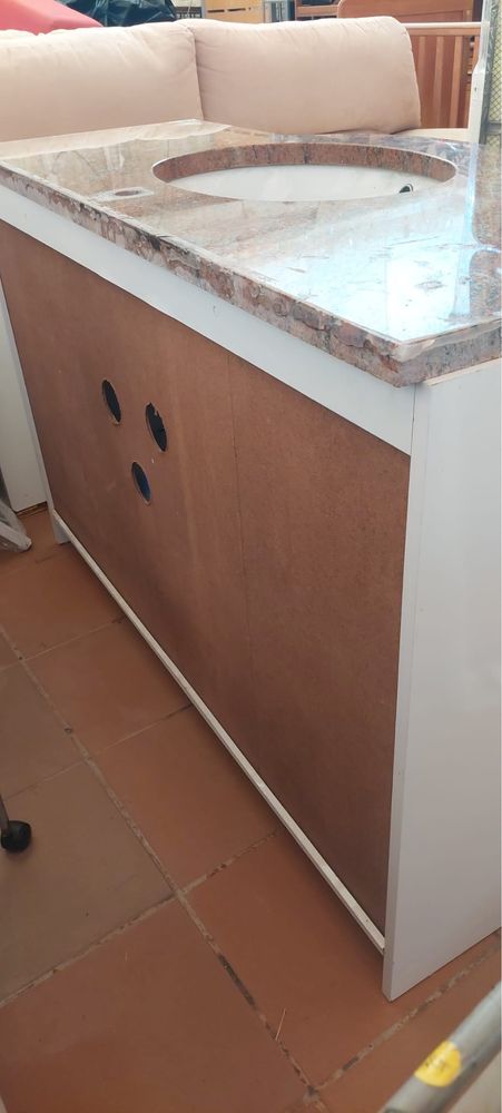 Movel de wc branco