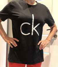 czarny t-shirt Calvin Klein