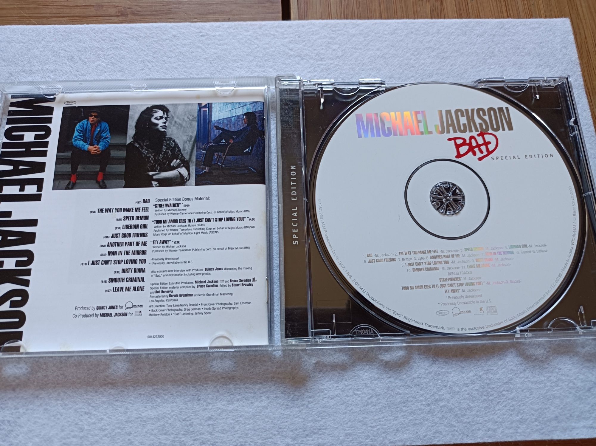 CD * Michael Jackson - BAD * Edição Especial