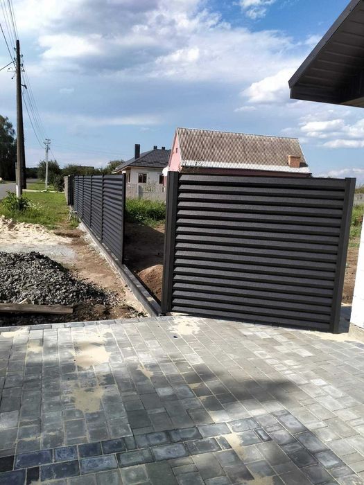 Забор Ранчо Металевий Паркан Жалюзі