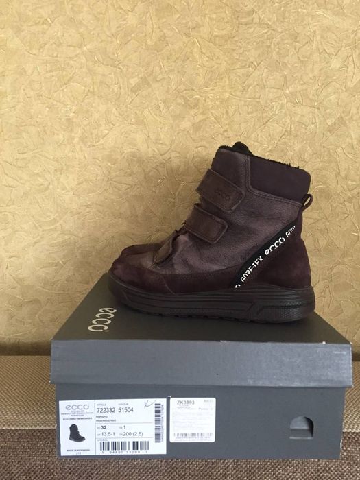 Сапоги Ecco 32р. 20см