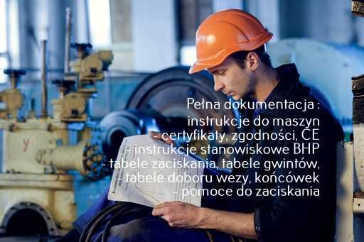 Zakuwarka do węży pneumatyczna SAMWAY P16AP + transport + gwarancja +