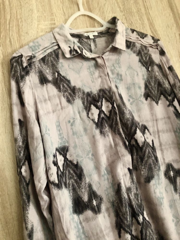 Koszula vintage tie dye wiskoza S M