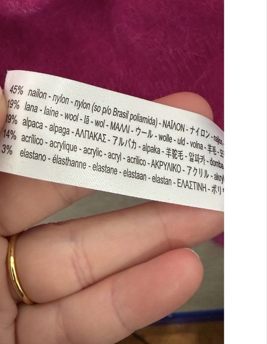 Джемпер Zara lana wool/alpaca