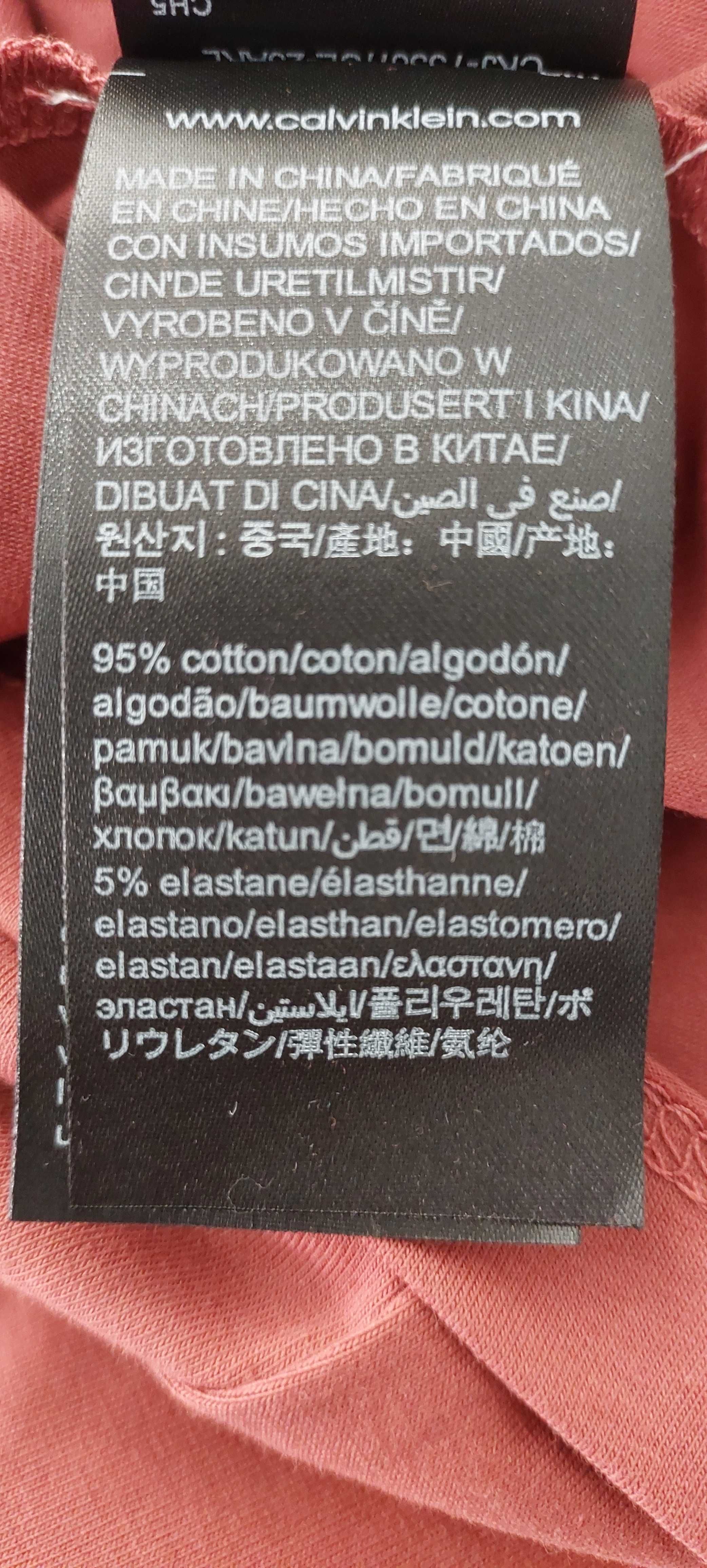 Bawełniana koszulka CALVIN KLEIN Jeans, R. S/M