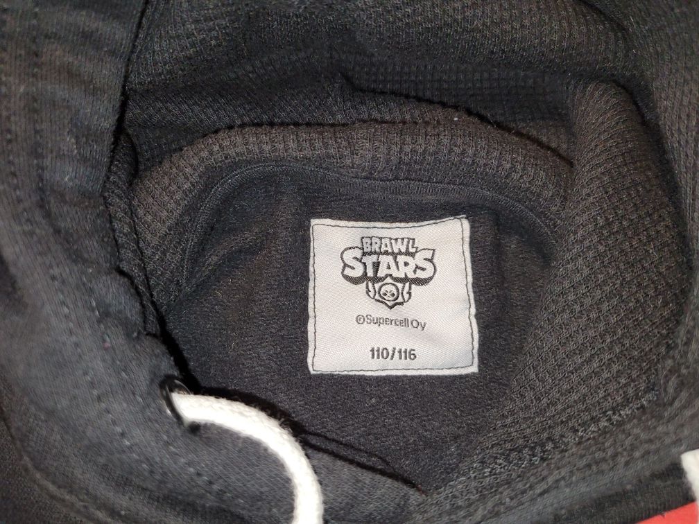 Bluza z kapturem BrawlStars 110 czarna ciepła