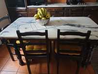 Mesa cozinha em mármore