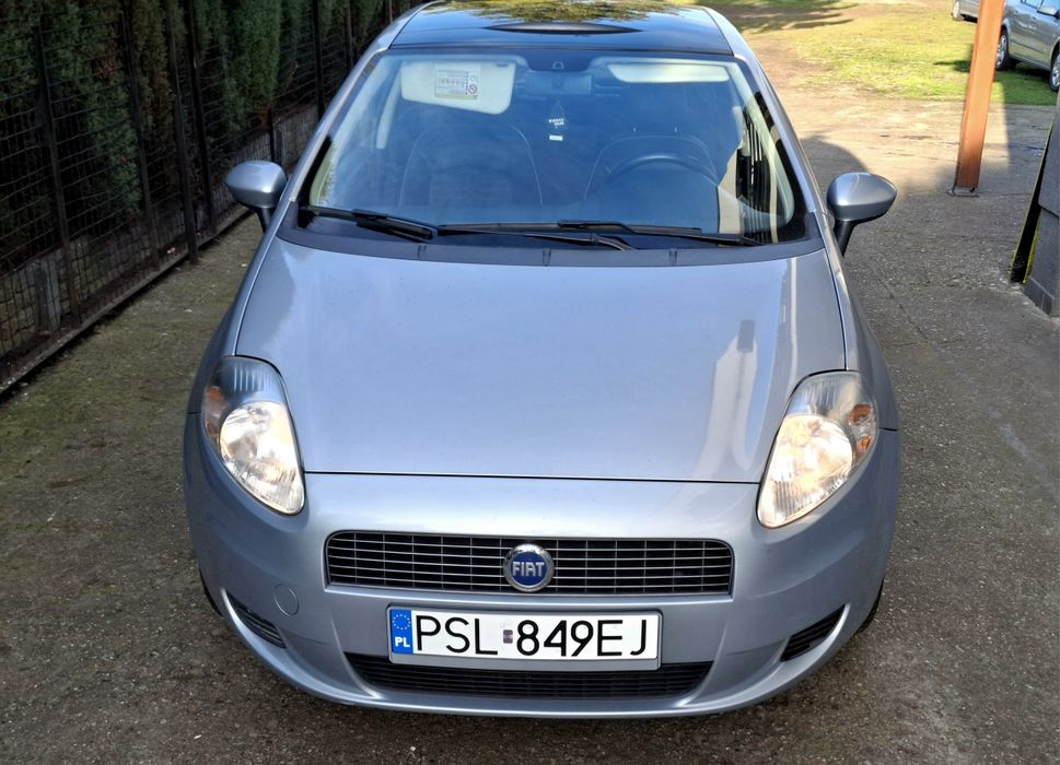 Fiat Grande Punto 1.4 8V-77km Skóra,klima,Panorama-Maxx