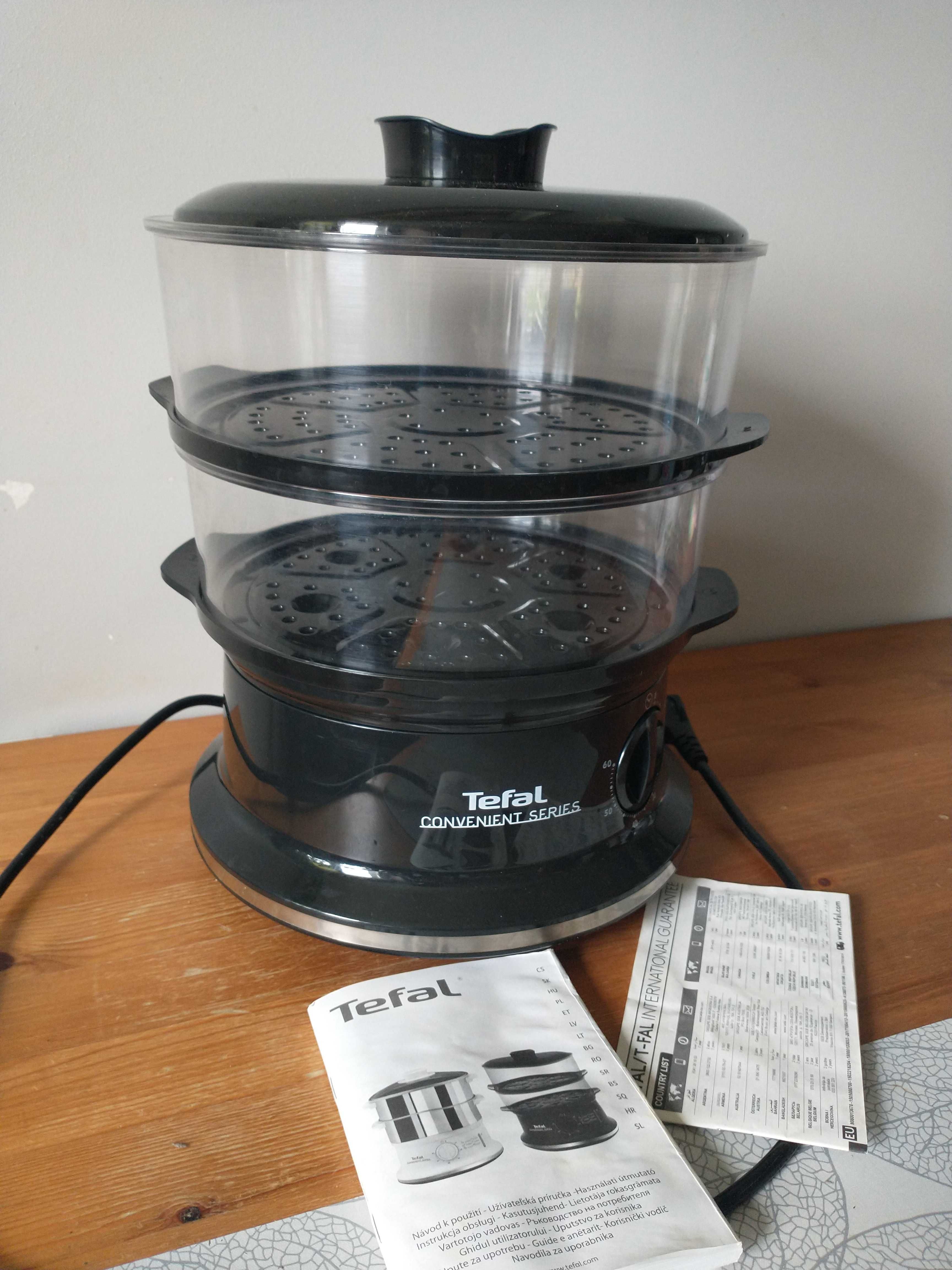Parowar Tefal Convenient vc1401 6l czarny 900w