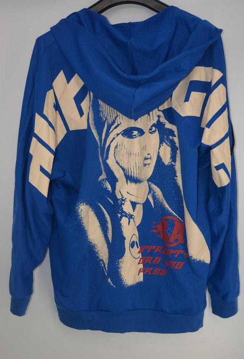 Rozpinana bluza z kapturem Romwe XXL