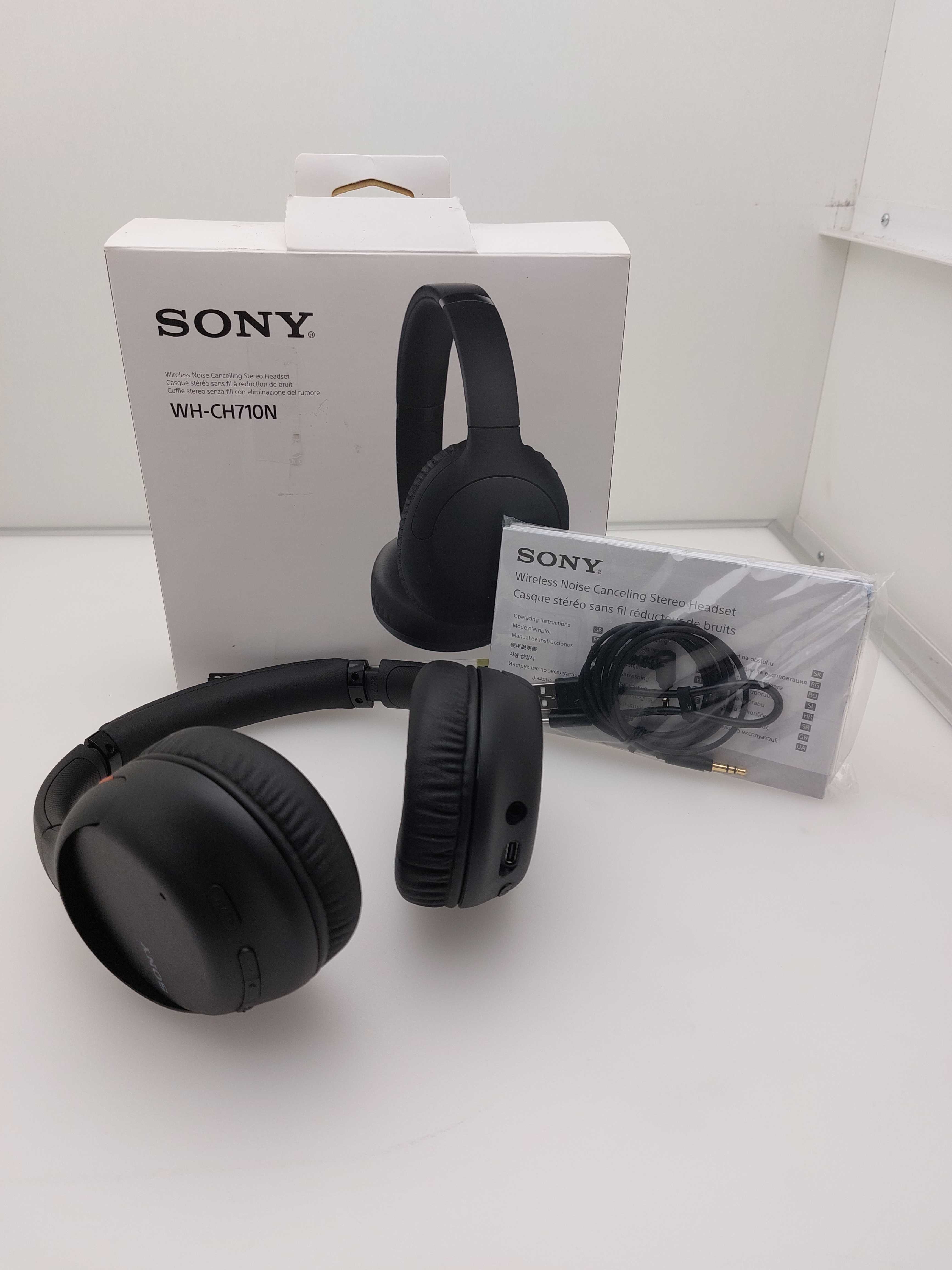 Słuchawki bezprzewodowe nauszne Sony WHCH710NB.CE7 (890/22/psz)