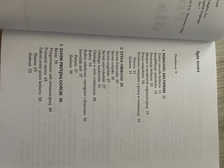 Podręcznik dla kelnerów