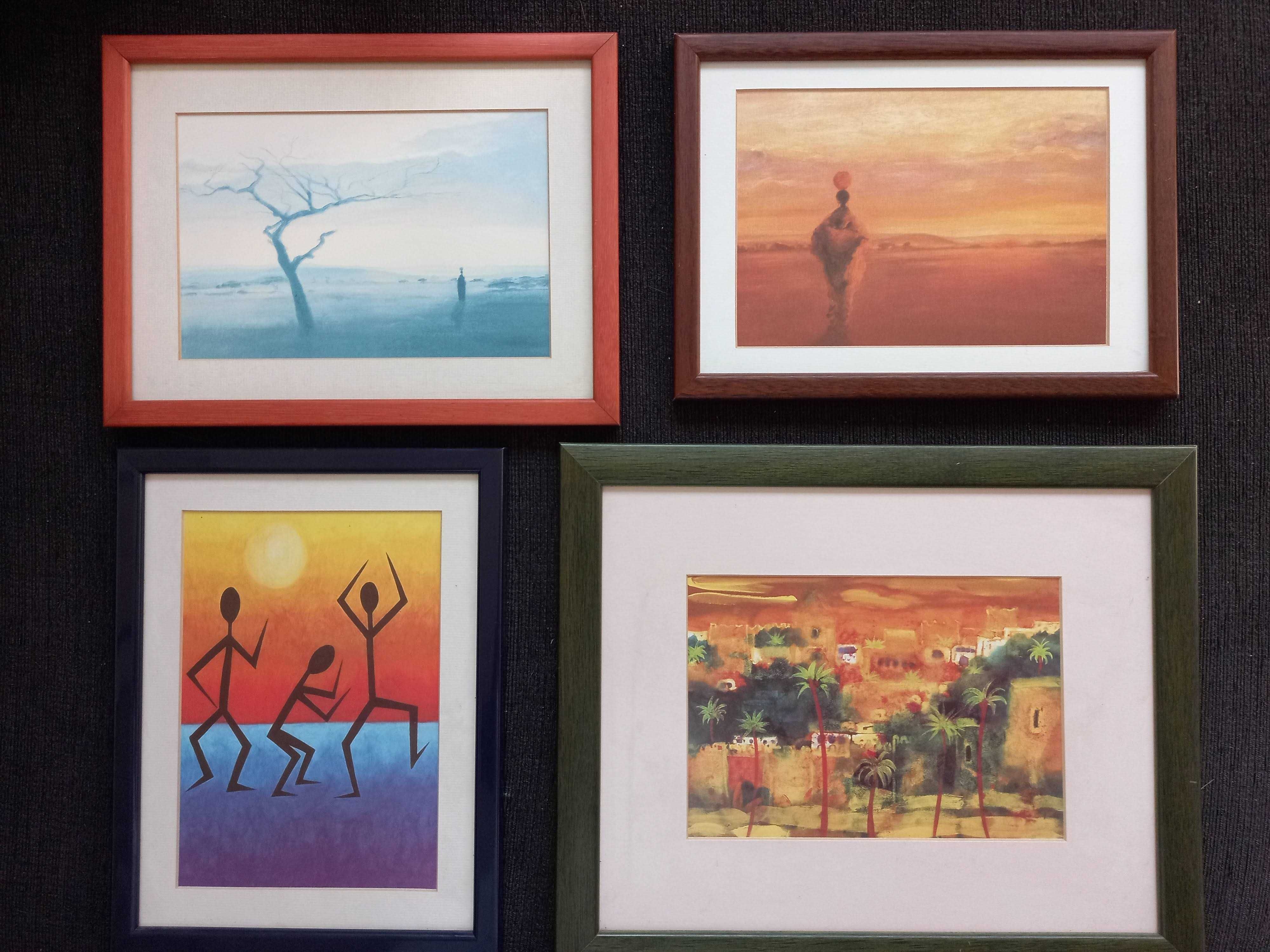 Quadros com motivos africanos