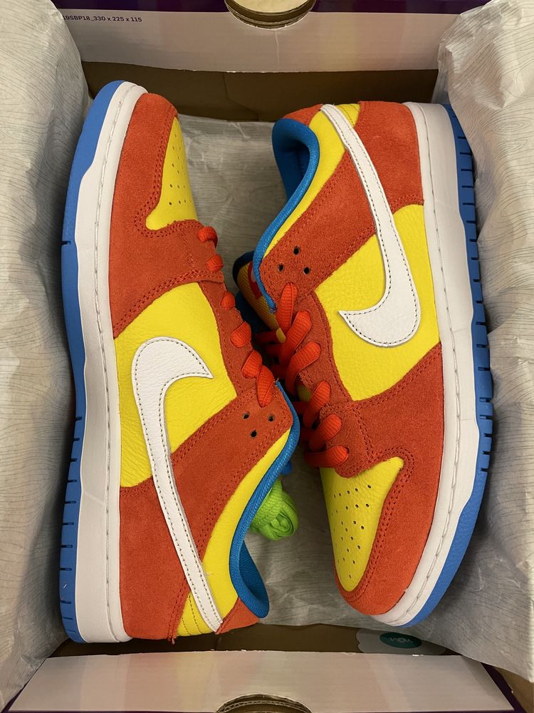 Кроссовки Nike SB Dunk Low Pro Bart Simpson Оригинал