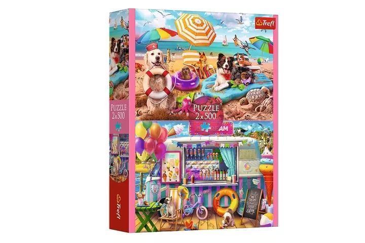 Puzzle 2X500 Wakacyjny Czas Trefl