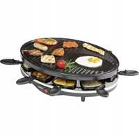 Raclette grill elektryczny Domo DO9038G czarny 1200W