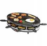 Raclette grill elektryczny Domo DO9038G czarny 1200W