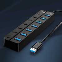 USB-разветвитель, концентратор на 7 портов, USB 3.0 600