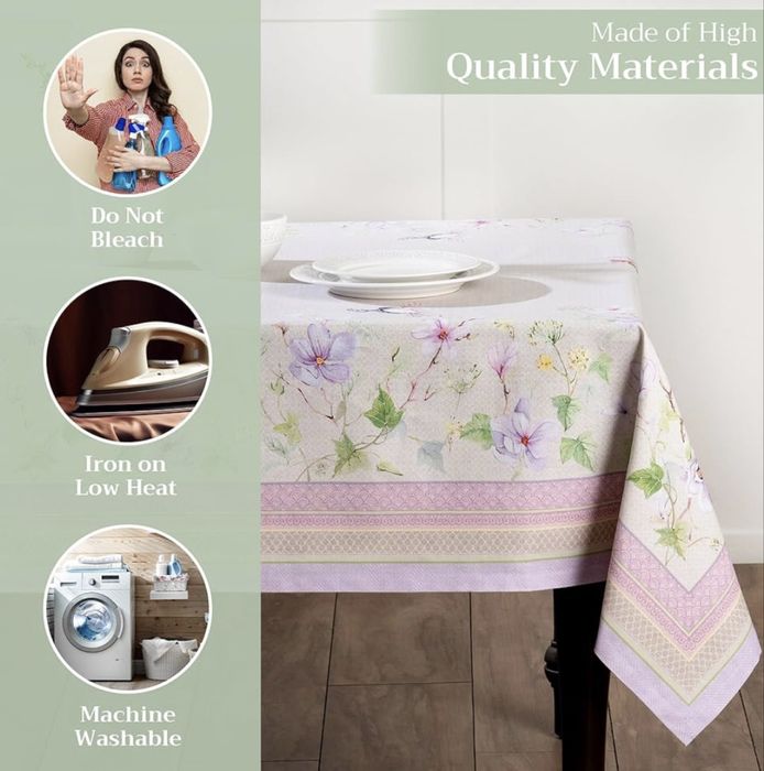 Obrus na stół  + podkładki Maison d’Hermine