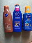 3 NIVEA Balsamy do opalanie i bronzer
