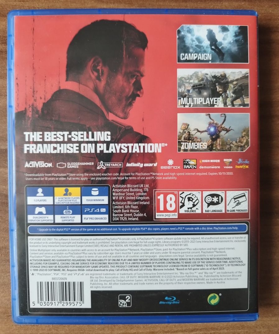 Call of Duty Modern Warfare 3 III Dubbing PL Ps4 Ps5