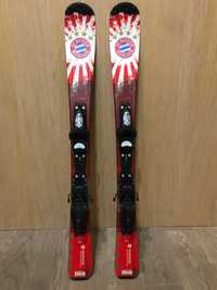 używane narty+wiązania dziecięce Rossignol Bayern Munchen 100cm