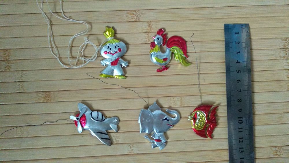 Ёлка ёлочные игрушки  винтаж СССР лот