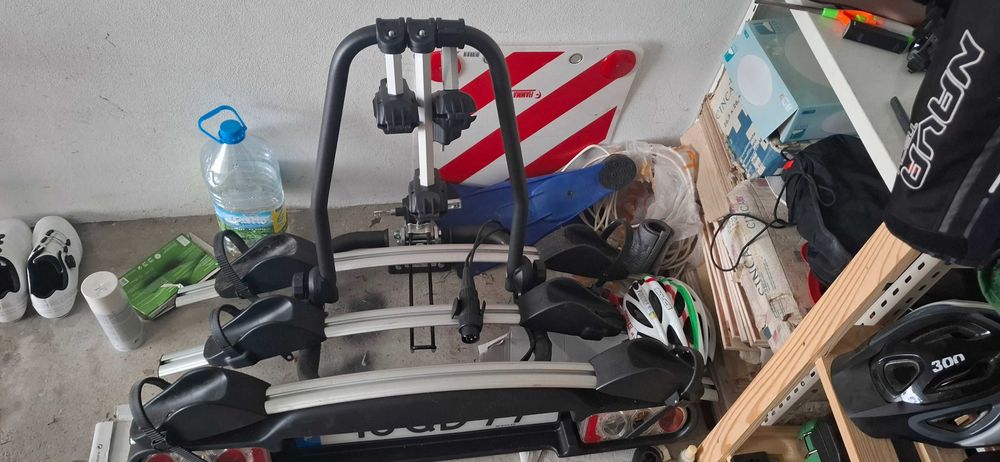 Suporte de bicicleta para bola de reboque