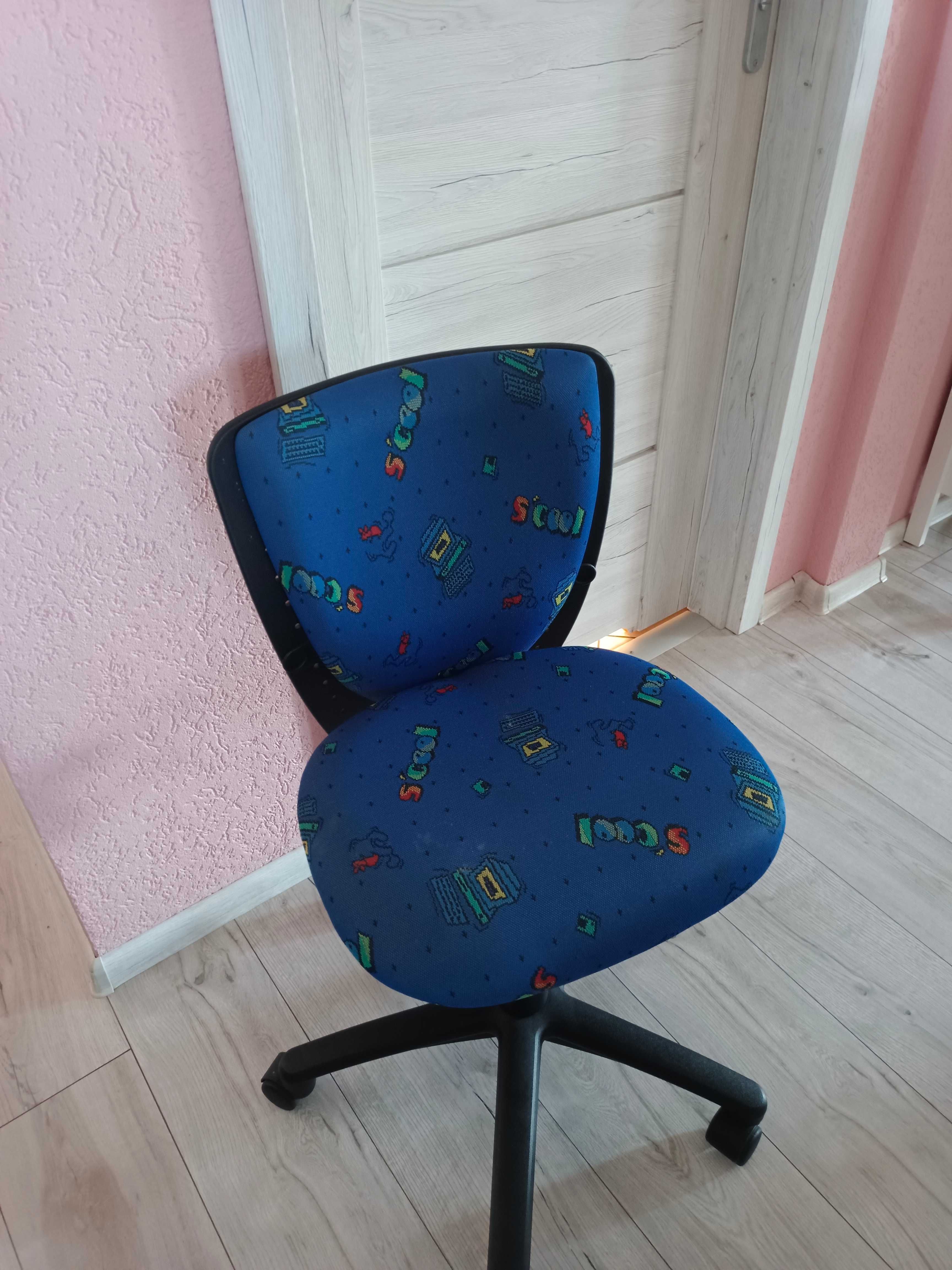 Krzesło obrotowe, biurowe, fotel dla dziecka do biurka stan bardzo dob
