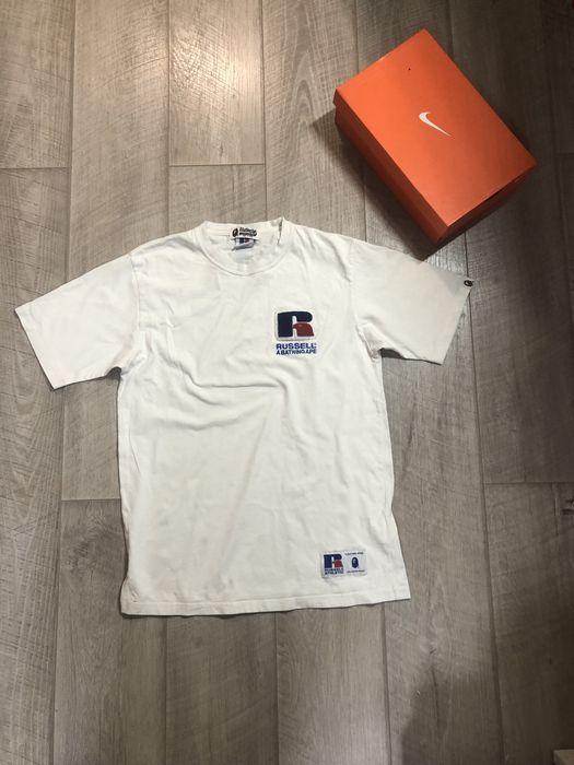 Футболка Bape білого коляру