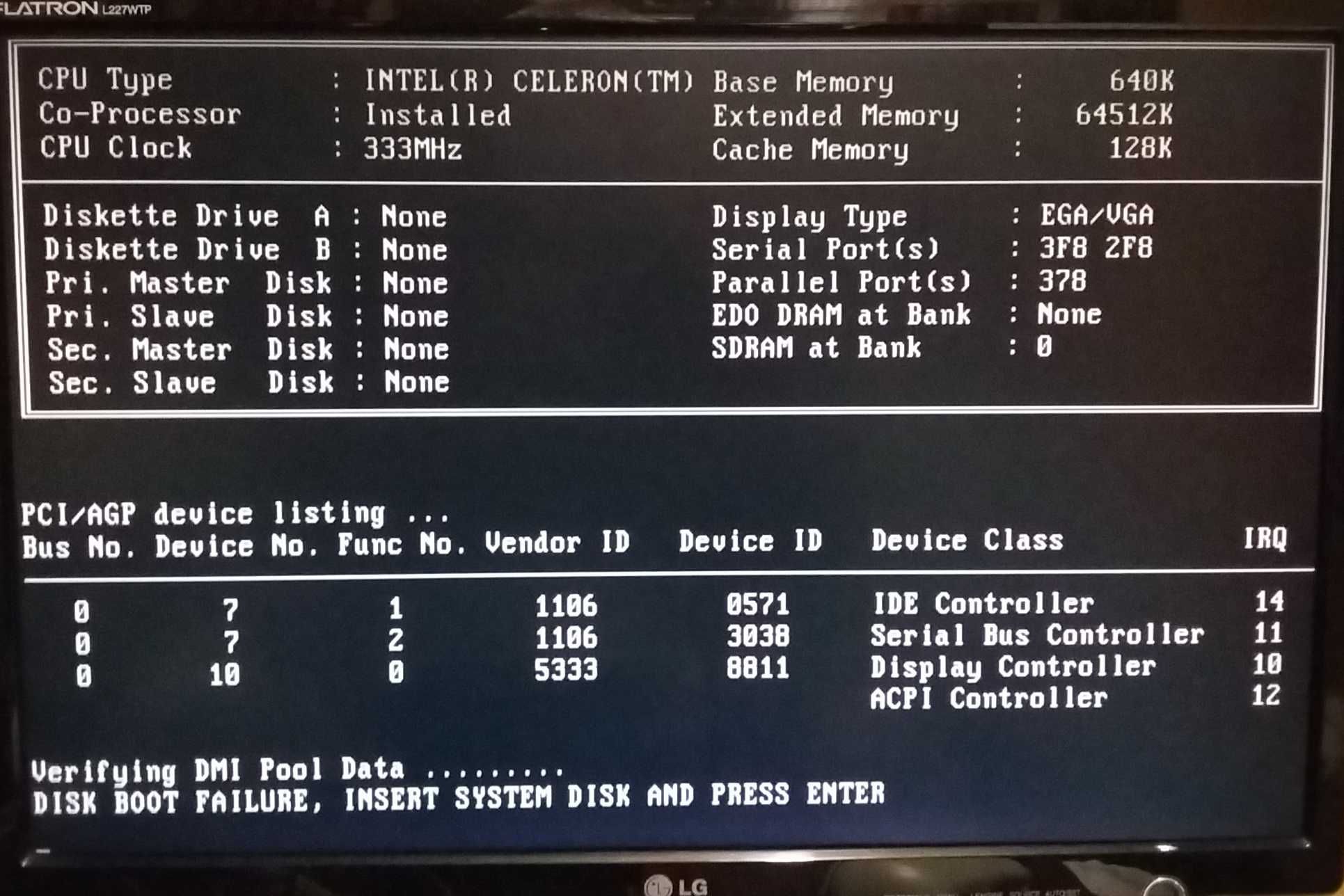 Материнская плата для компьютера BIZ1B / BVC1B ISA (Socket 370)