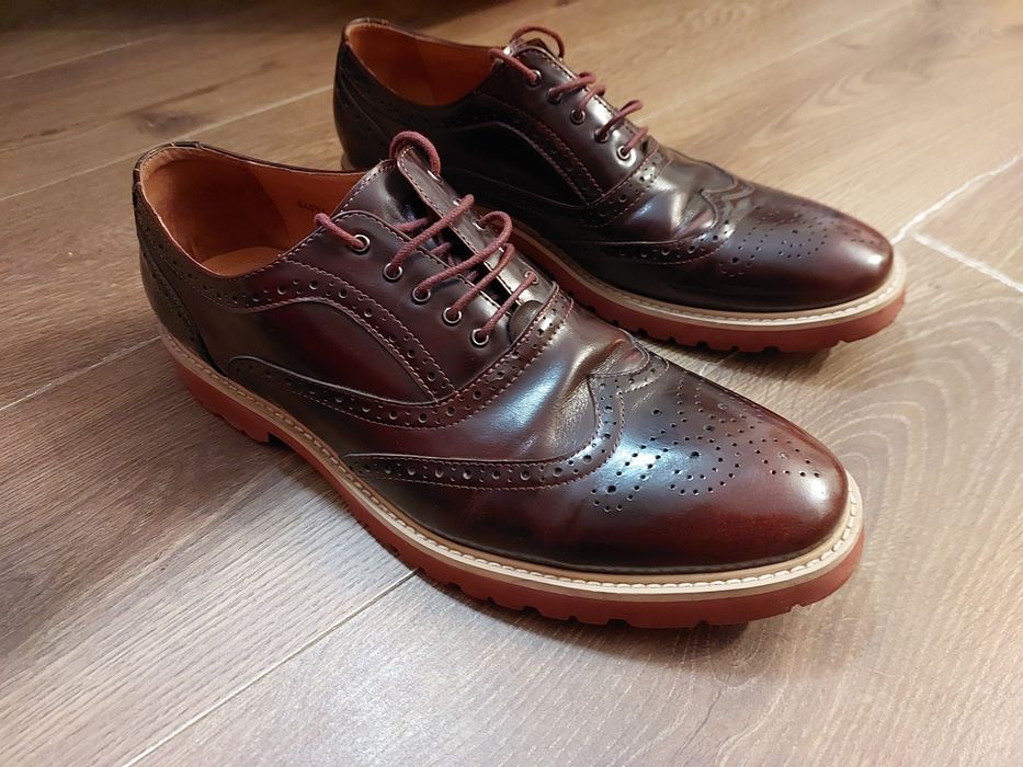 Чоловічі шкіряні туфлі-броги Antonio Biaggi