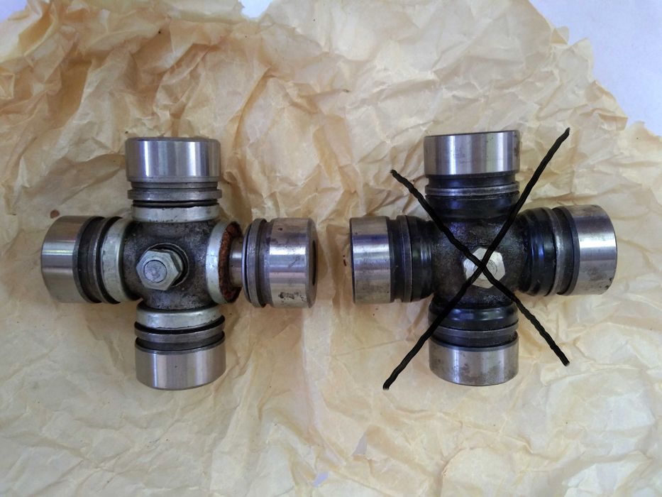 Крестовина Москвич, подшипники на крестовину СССР, новые